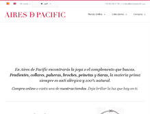 Tablet Screenshot of airesdepacific.com